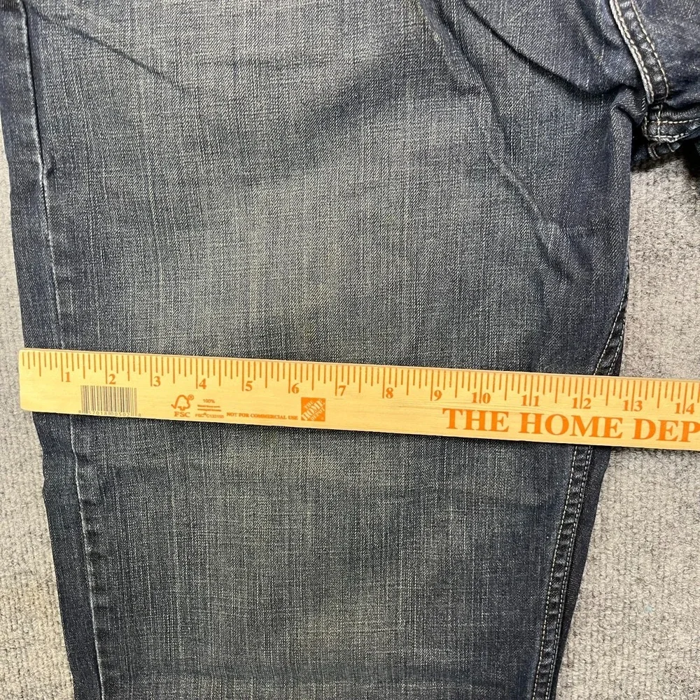 Levi's 569 Loose Straight‎ Jeans Men's Blue Denim High Rise Zip Fly - 43X32